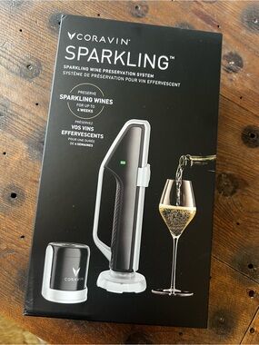 NWT - Coravin - Sparkling Wine Preservation System – Black